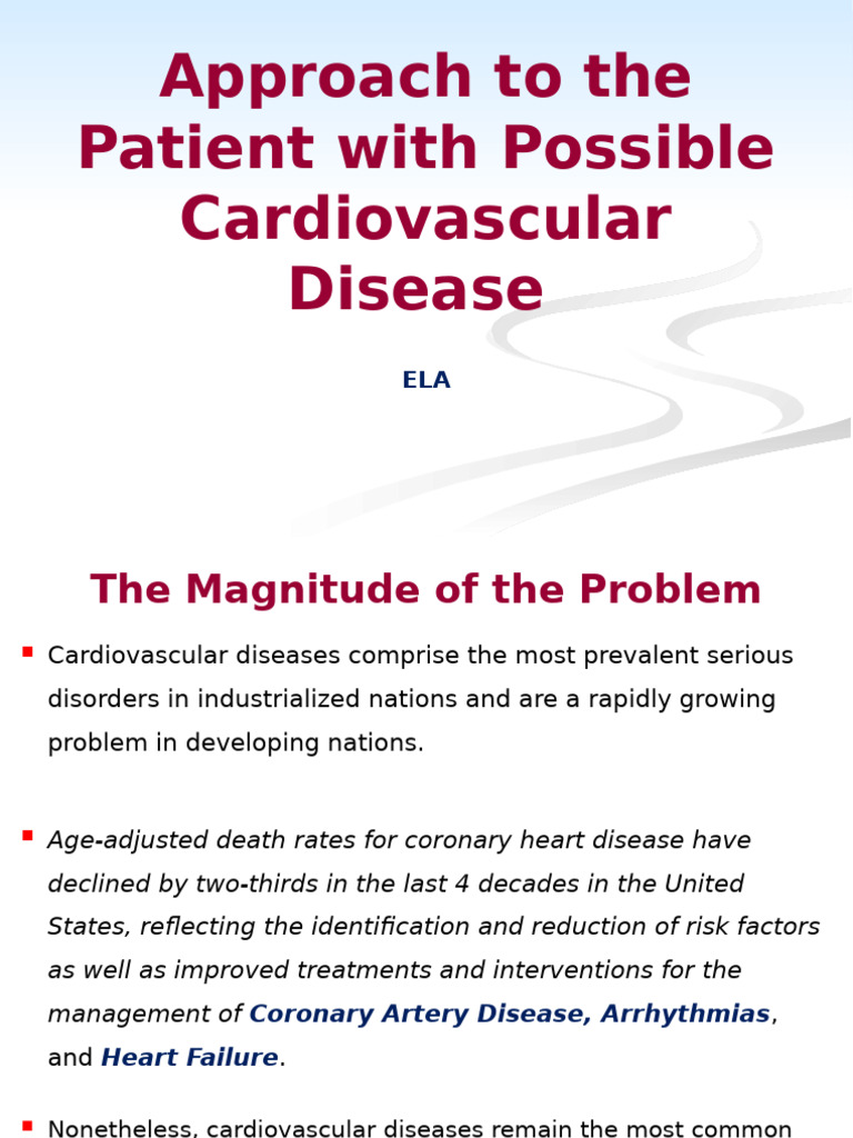 Evaluating Cardiovascular Disease Risks | PDF | Coronary Artery Disease ...