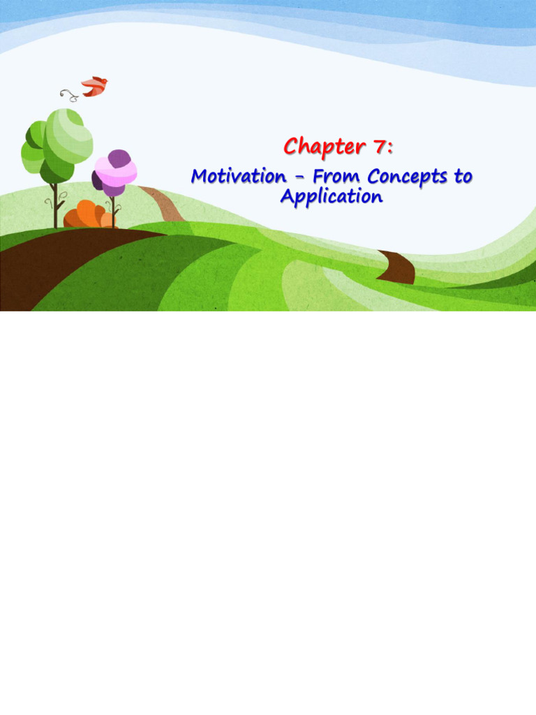 Motivation - From Concepts To Application | PDF | Incentive | Motivation