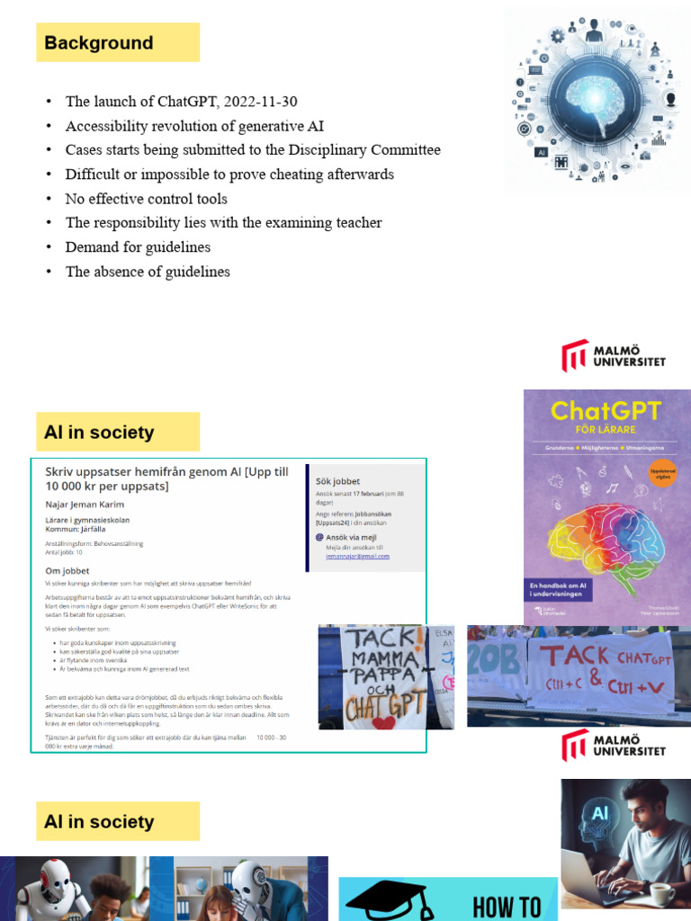Guidelines for AI Use in Examinations | PDF | Teachers