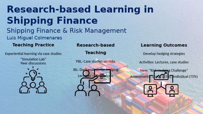 Shipping Finance Learning Strategies | PDF