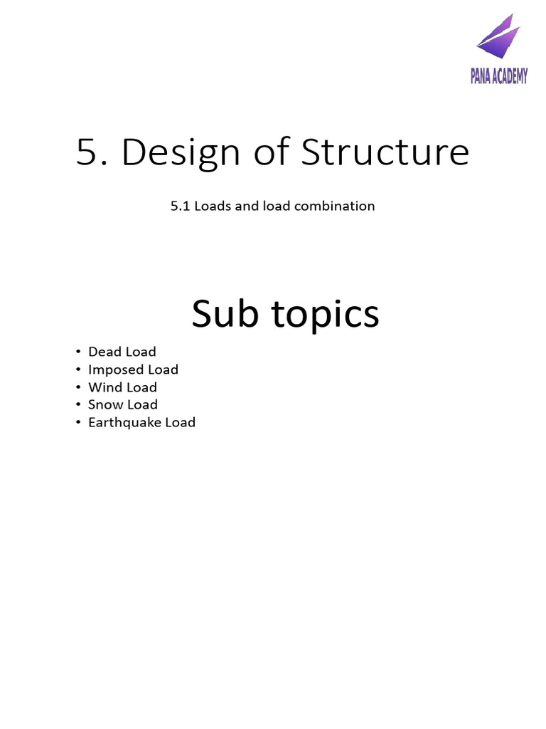 Structural Load Design Guidelines | PDF | Structural Load | Earthquakes