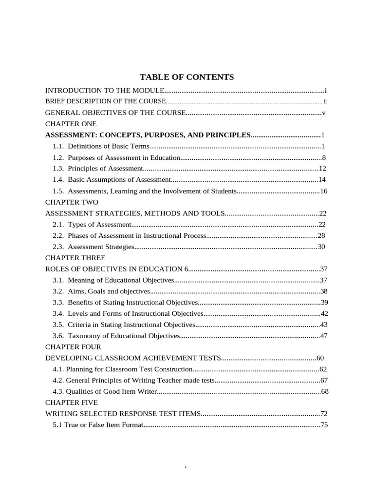 Educational Assessment Strategies Guide | PDF | Educational Assessment ...