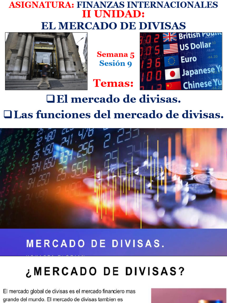 Material para La Semana 5 - Sesión 9 de Finanzas Internacionales ...