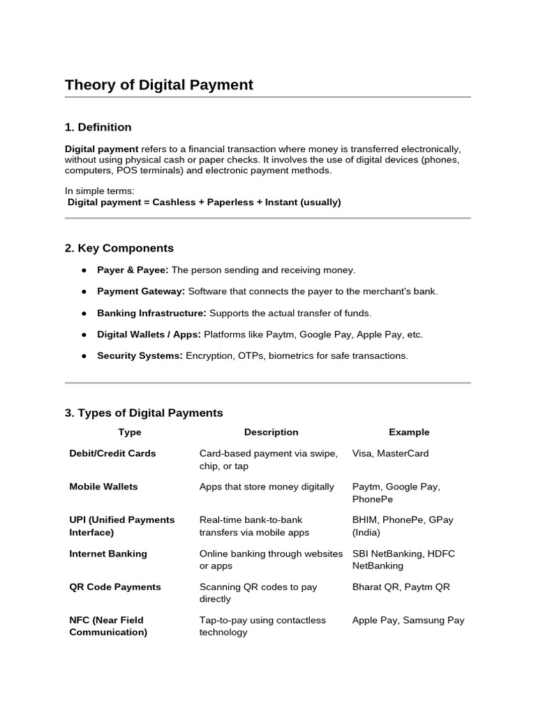Understanding Digital Payment Systems | PDF | Payments | Apple Pay