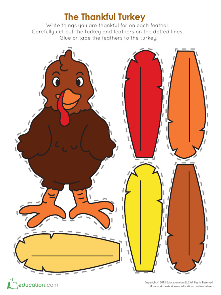 Thankful Turkey Craft | PDF