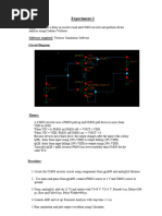 DC and Parametric Sweep in Cadence | PDF | Power Inverter | Mosfet