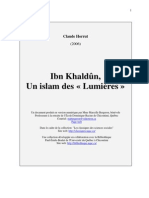 Ibn Khaldun Islam Des Lumieres