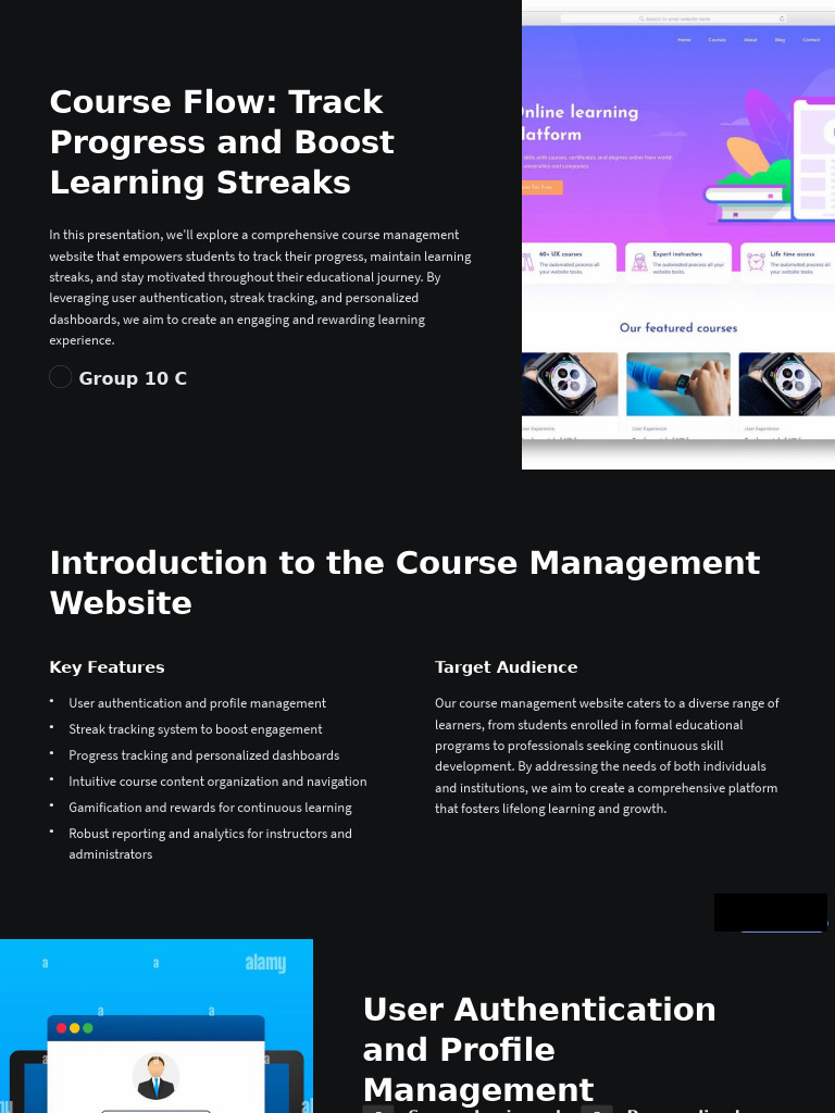 Course Management: Track Progress & Streaks | PDF | Learning ...
