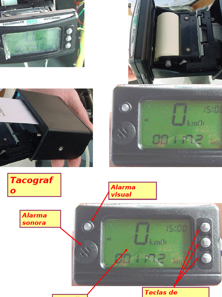 Funciones del Tacógrafo en Vehículos | PDF