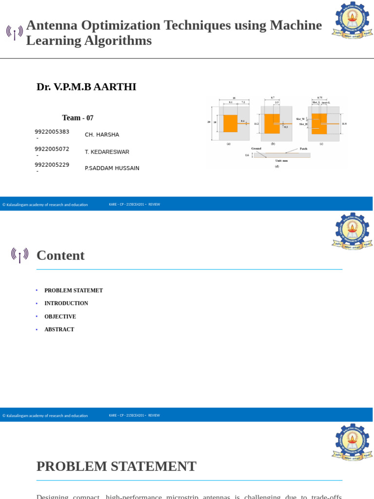 Antenna Optimization with Machine Learning | PDF | Antenna (Radio ...