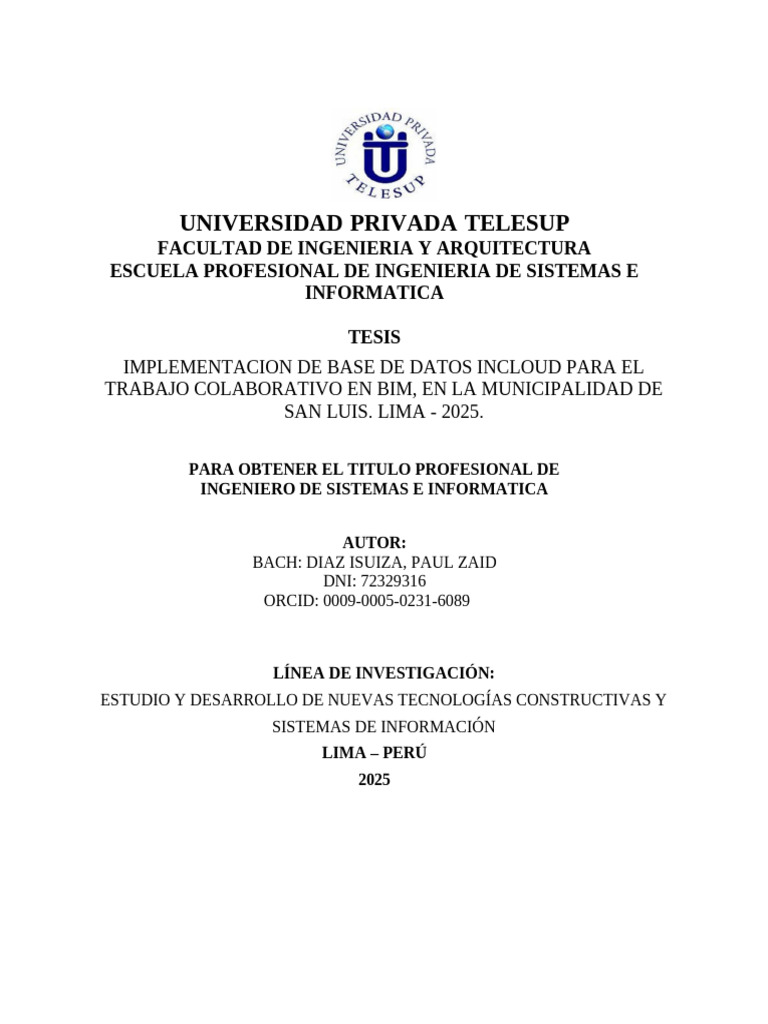 Base de Datos InCloud para BIM en San Luis | PDF | Autodesk Revit ...
