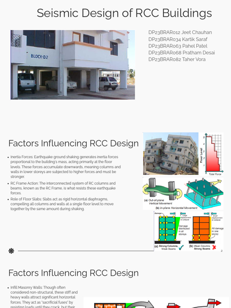 Seismic RCC Building Design Guide | PDF | Beam (Structure) | Reinforced ...