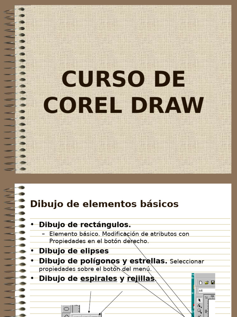 Efectos y herramientas en Corel Draw | PDF | Curva