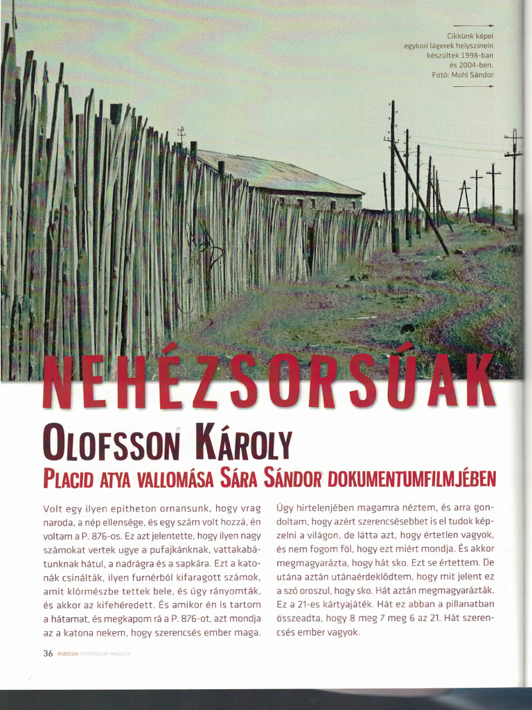 Placid Atya Vallomása | PDF