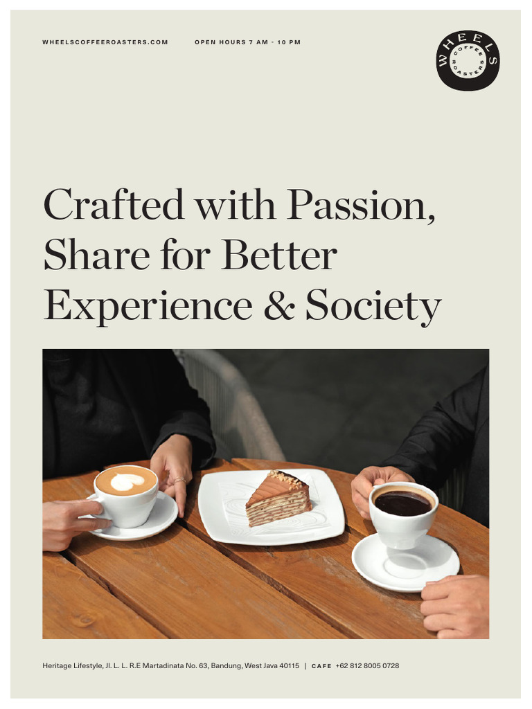 Wheels Coffee Roasters Menu Overview | PDF | Desserts | Cakes