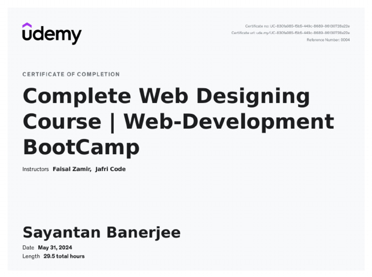 Web Dev Bootcamp | PDF