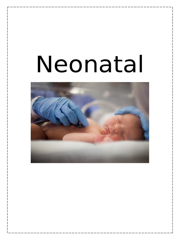 Neonatal | PDF