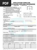 Application - Form For Courses