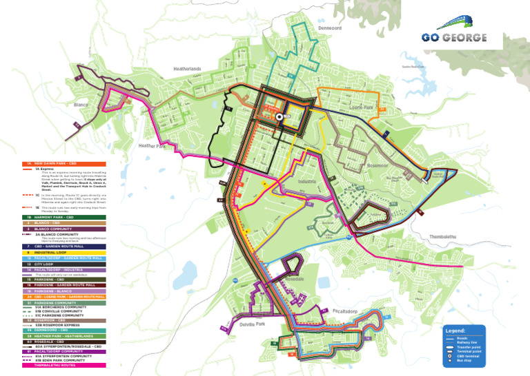 GO George Bus Routes Overview | PDF