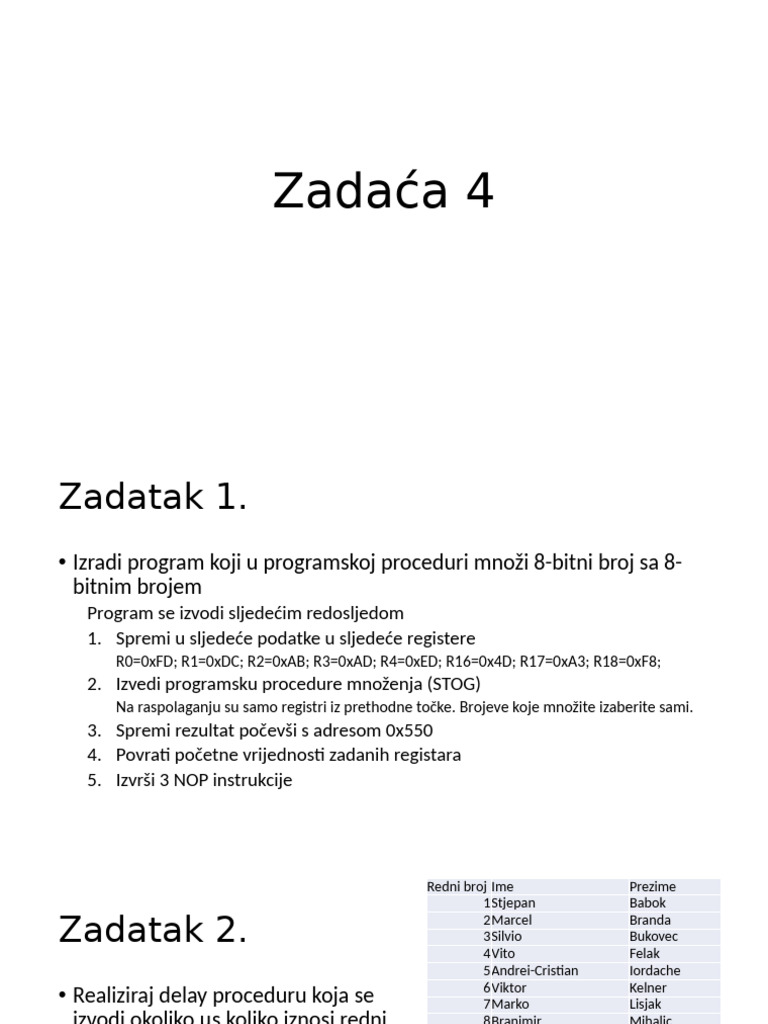 Zadaća 4 | PDF