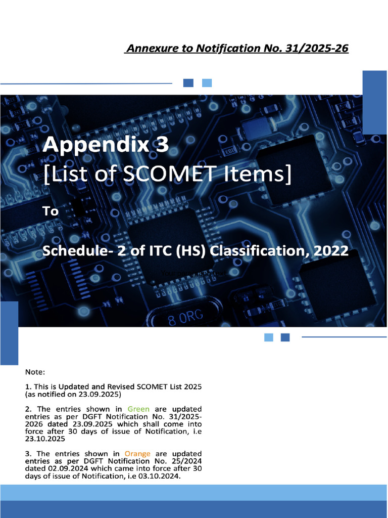 Updated SCOMET List 2025 (as on 23.09.2025).Docx | PDF | Cryptography ...