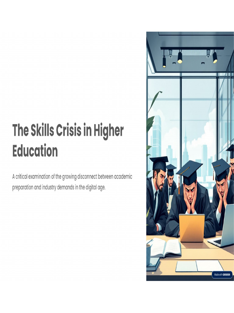The Skills Crisis in Higher Education | PDF
