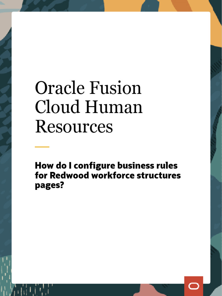 Configure Business Rules in Oracle HCM | PDF | Cloud Computing ...