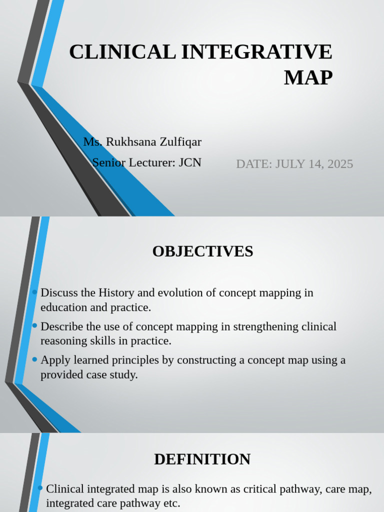 Clinical Integrated Map in Nursing | PDF | Medical Diagnosis | Nursing