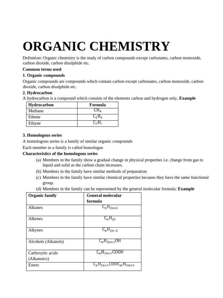 Introduction to Organic Chemistry Concepts | PDF | Alkene | Alkane