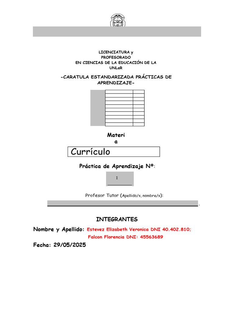 Análisis crítico del currículum educativo | PDF | Plan de estudios ...