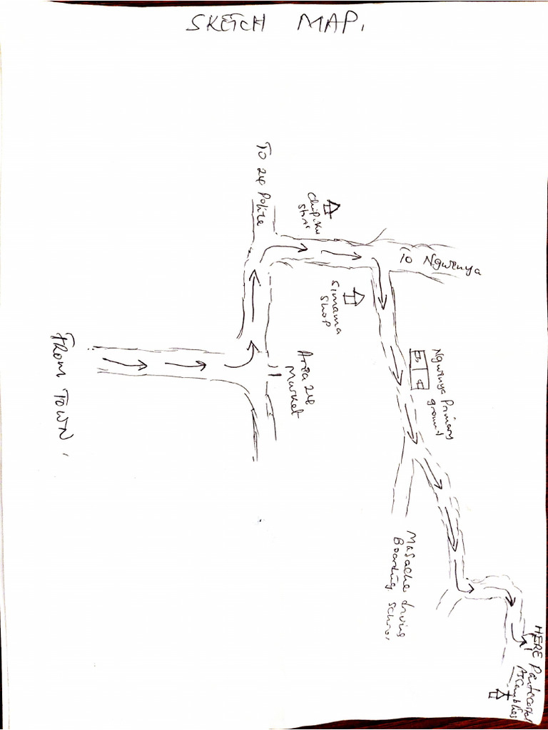 Sketch Map | PDF