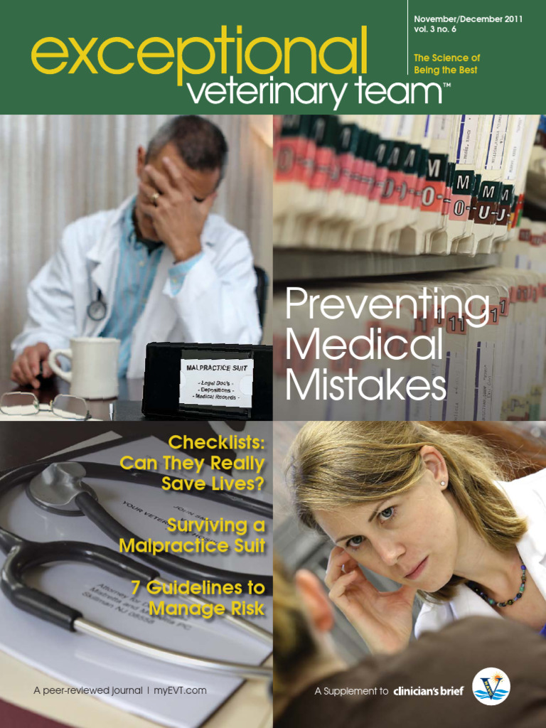 Preventing Veterinary Malpractice Risks | PDF | Medicine