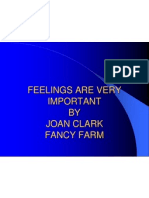 Feelings Are Very Important BY Joan Clark Fancy Farm