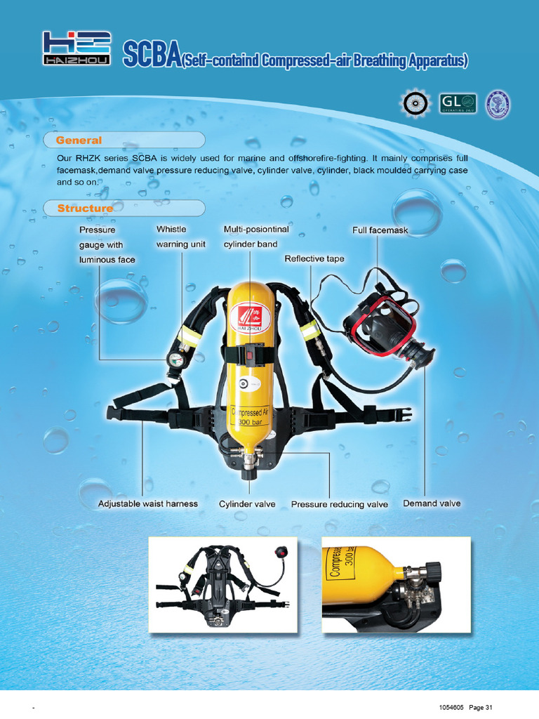 SCBA Drawing | PDF