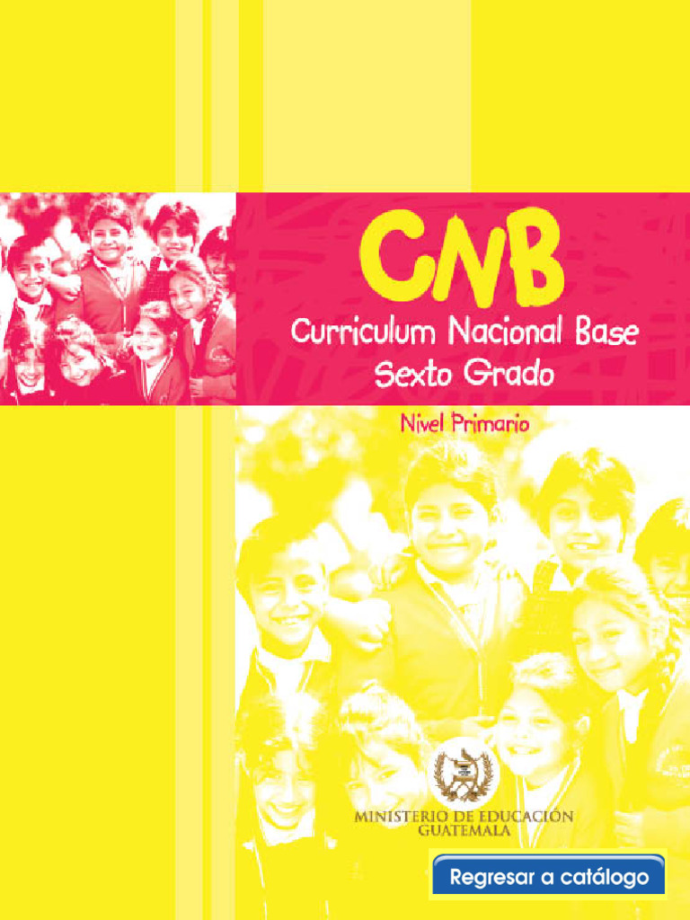 Curriculum Nacional Base Sexto Grado | PDF | Plan de estudios
