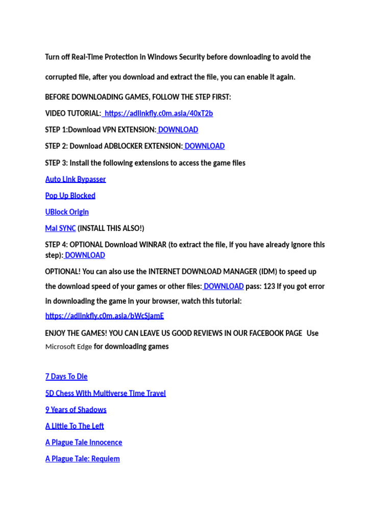 Disable Windows Security for Downloads | PDF | Final Fantasy
