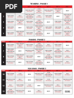 Body Pump 90-Day Workout Calendar