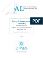Burke & - Integral Business and Leadership