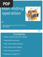 Manriding Operations Safety Guide | PDF | Occupational Safety And Health