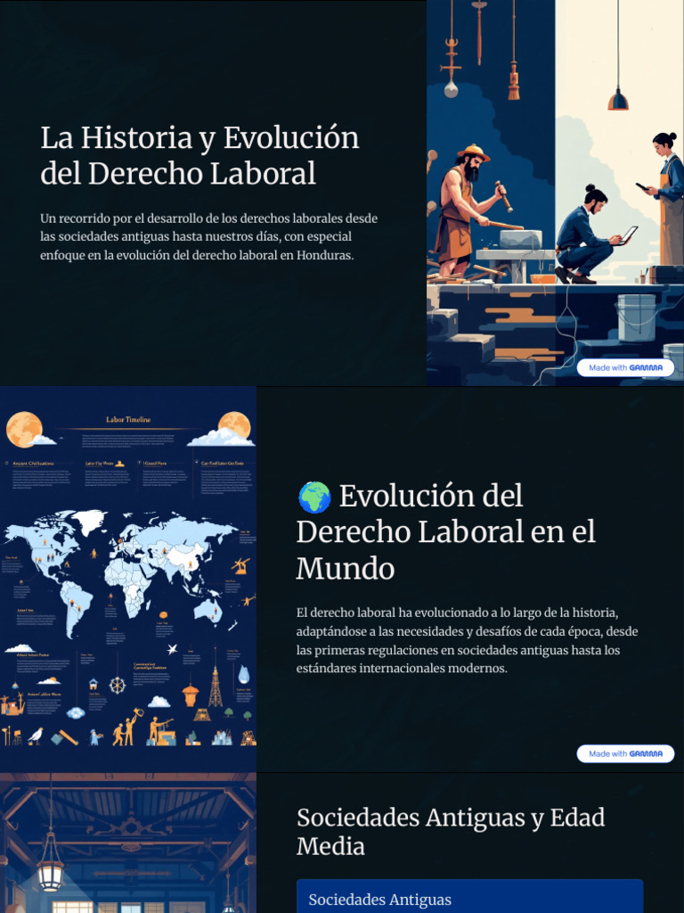 La Historia y Evolucion Del Derecho Laboral | PDF | Justicia | Crimen y ...