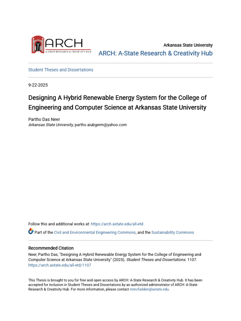 Hybrid Renewable Energy System Design | PDF | Power Inverter ...