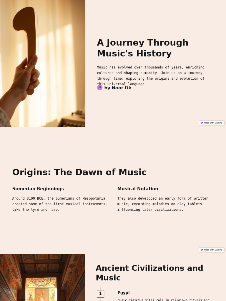 Evolution of Music Through History | PDF | Classical Music | Musical ...