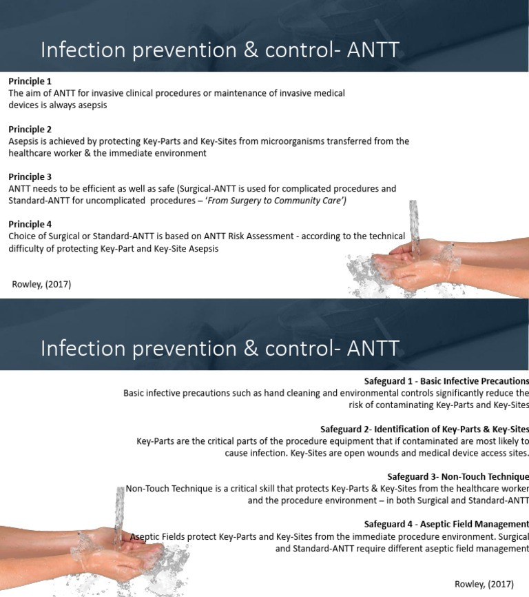 ANTT Guidelines for Infection Control | PDF