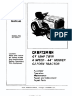 23302-Craftsman GT18 Garden Tractor 917.255917