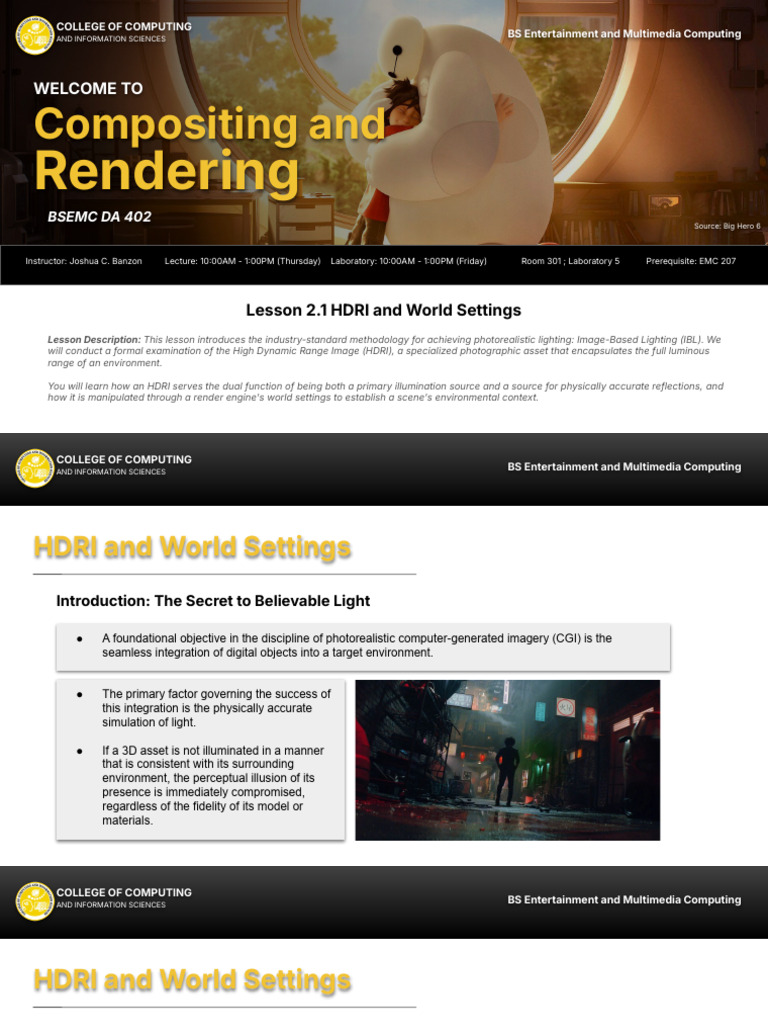 Understanding HDRI in IBL Techniques | PDF | 3 D Computer Graphics ...