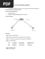 Cisco Packet Tracer Lab Exercises Guide | PDF | Router (Computing) | Ip ...