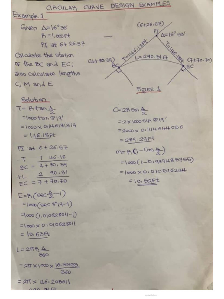 Horizontal Curve Pdf