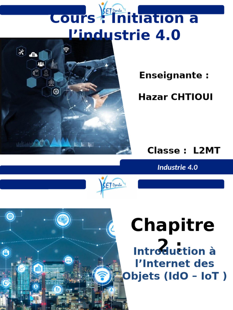 Introduction à l'Internet des Objets (IoT) | PDF | Internet des objets ...