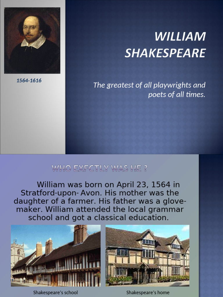 Life and Legacy of William Shakespeare | PDF | William Shakespeare