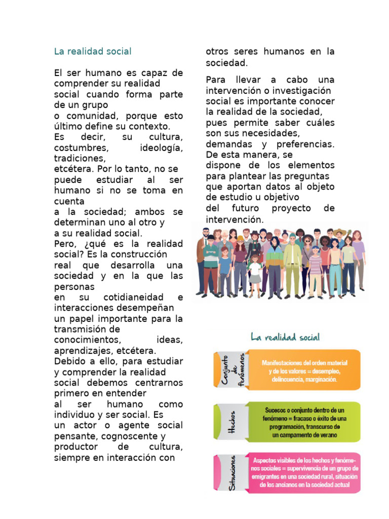 La Realidad Social 2 | PDF